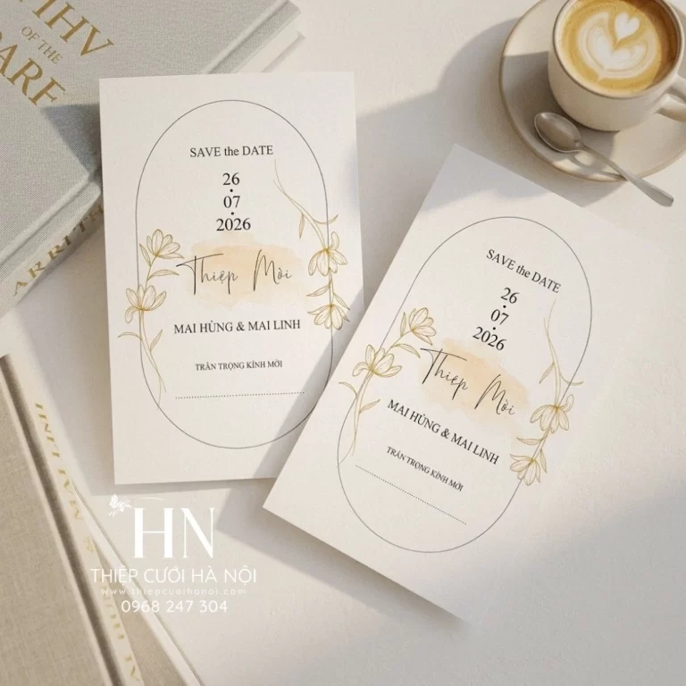 In Thiệp Cưới Hà Đông – Xa Xưởng Vẫn Giao Đúng Hẹn