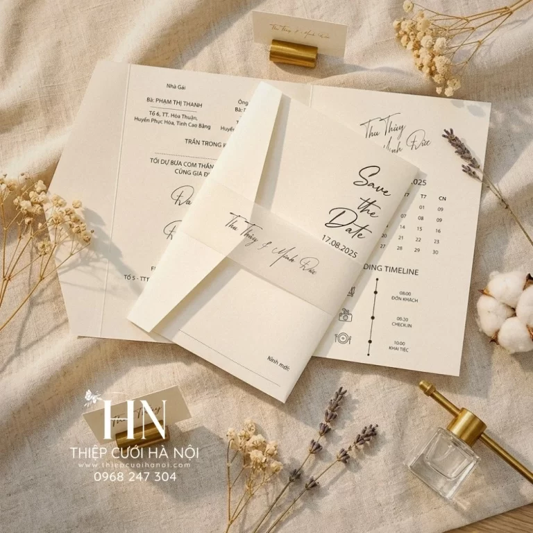 Thiệp Cưới Chiếm Bao Nhiêu % Ngân Sách? Có Đáng Lo?