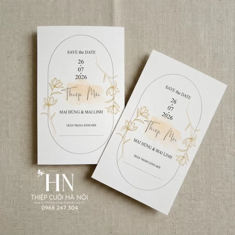 Đặt Thiệp Cưới Hà Nội Ship Đi Hải Phòng, Quảng Ninh