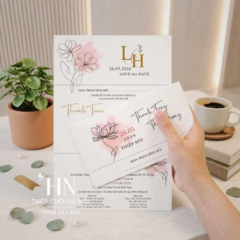 Thiệp Báo Hỷ Và Thiệp Mời Cưới: Phân Biệt Và Cách Dùng